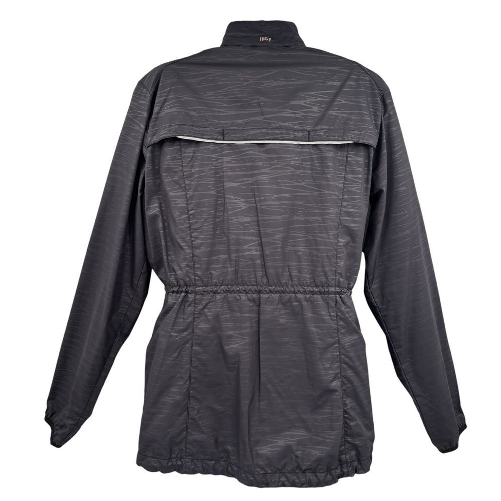 Lucy Windbreaker Athletic Full Zipper Cinch Waist Sportswear Jacket Large - Picture 8 of 12